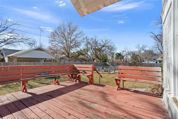 a bench sitting in the middle of a building