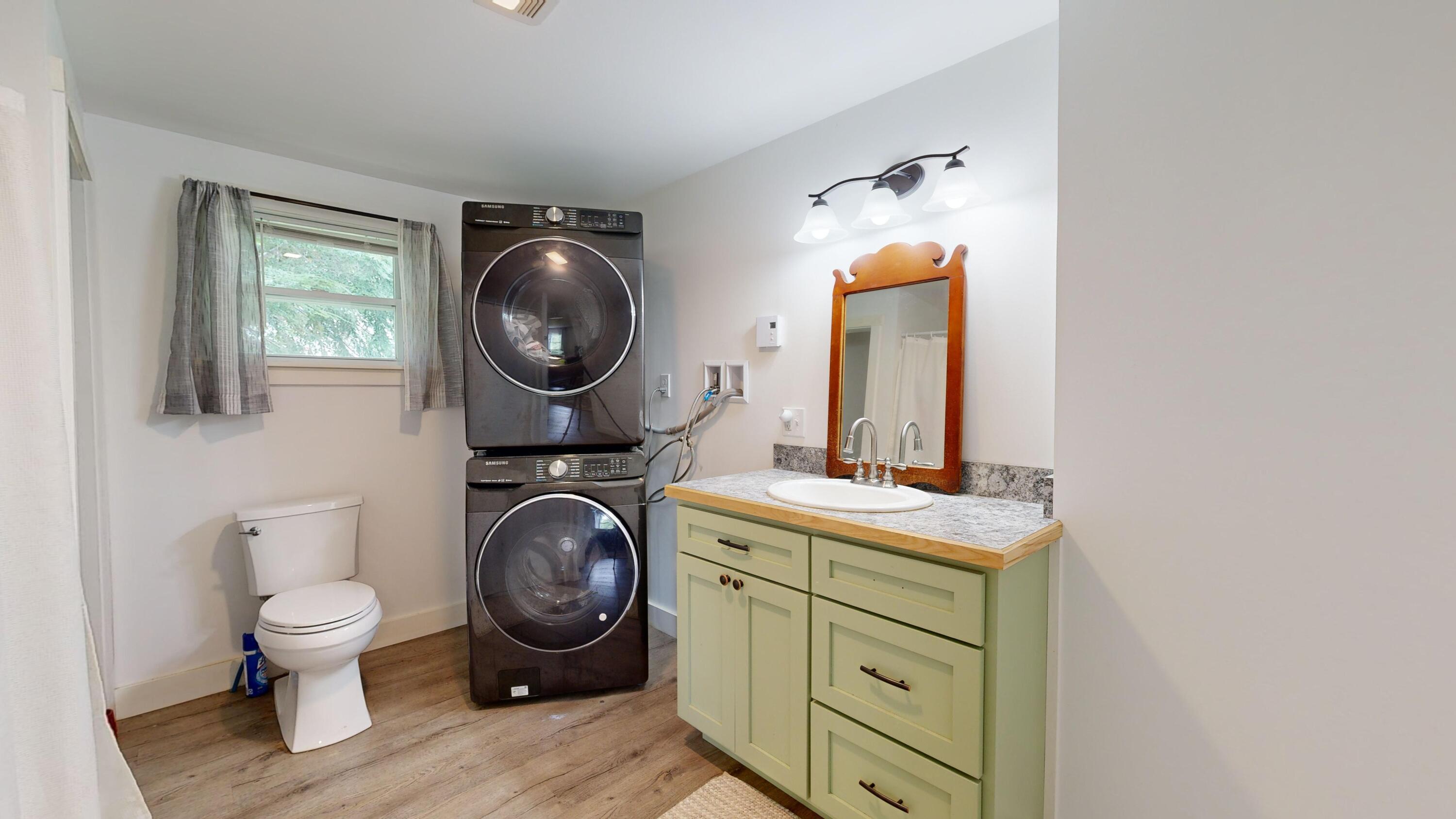 26 New Portland Road North Anson, ME 04958 - Photo 28 of 78 Bathroom w/laudry