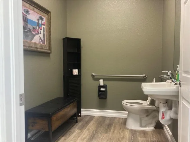 a view of storage and utility room