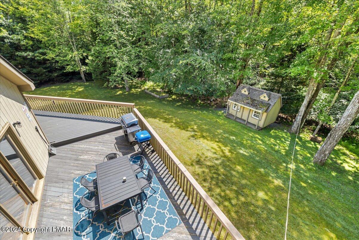 401 Minsi Trail West Long Pond, PA 18334 - Photo 23 of 34 a view of a balcony with two chairs