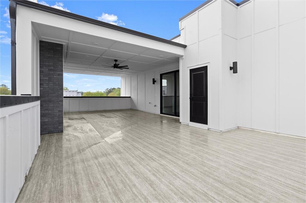 322 Treble Way Alpharetta, GA 30009 - Photo 46 of 67 wooden floor in an empty room with a window