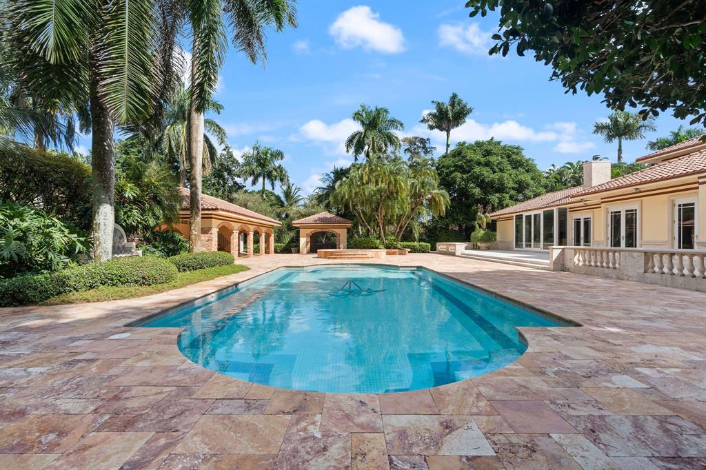 14641 Mustang Trail Southwest Ranches, FL 33330 - Photo 65 of 94 a view of a house with a swimming pool