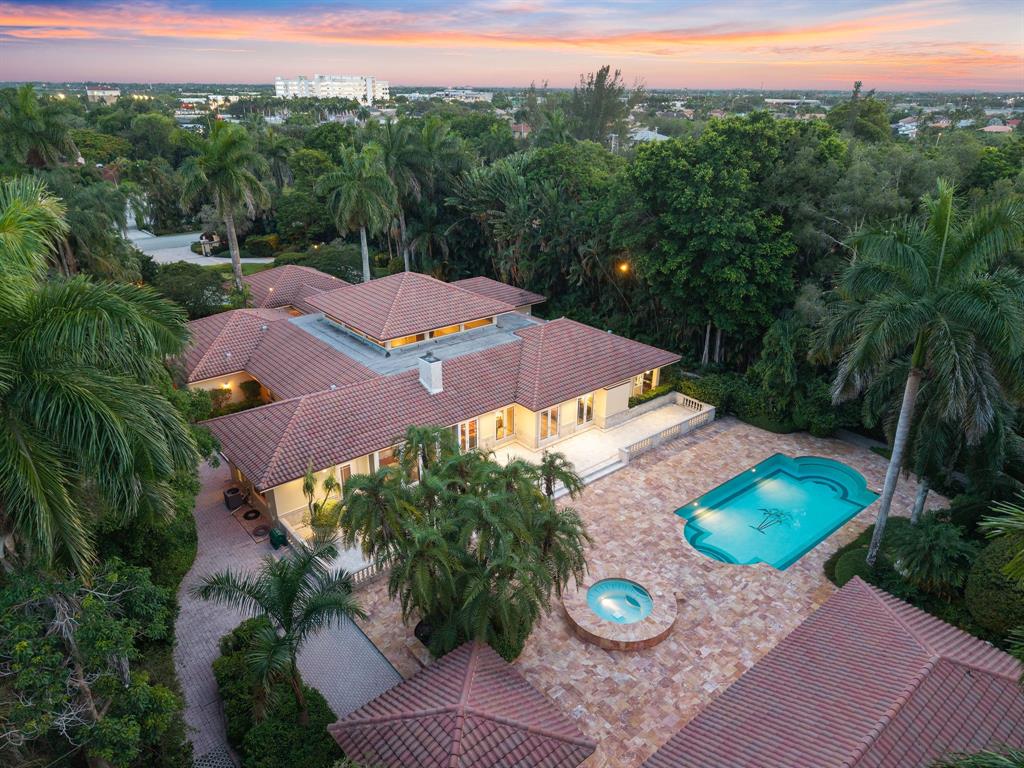14641 Mustang Trail Southwest Ranches, FL 33330 - Photo 91 of 94 an aerial view of a house with garden space and street view