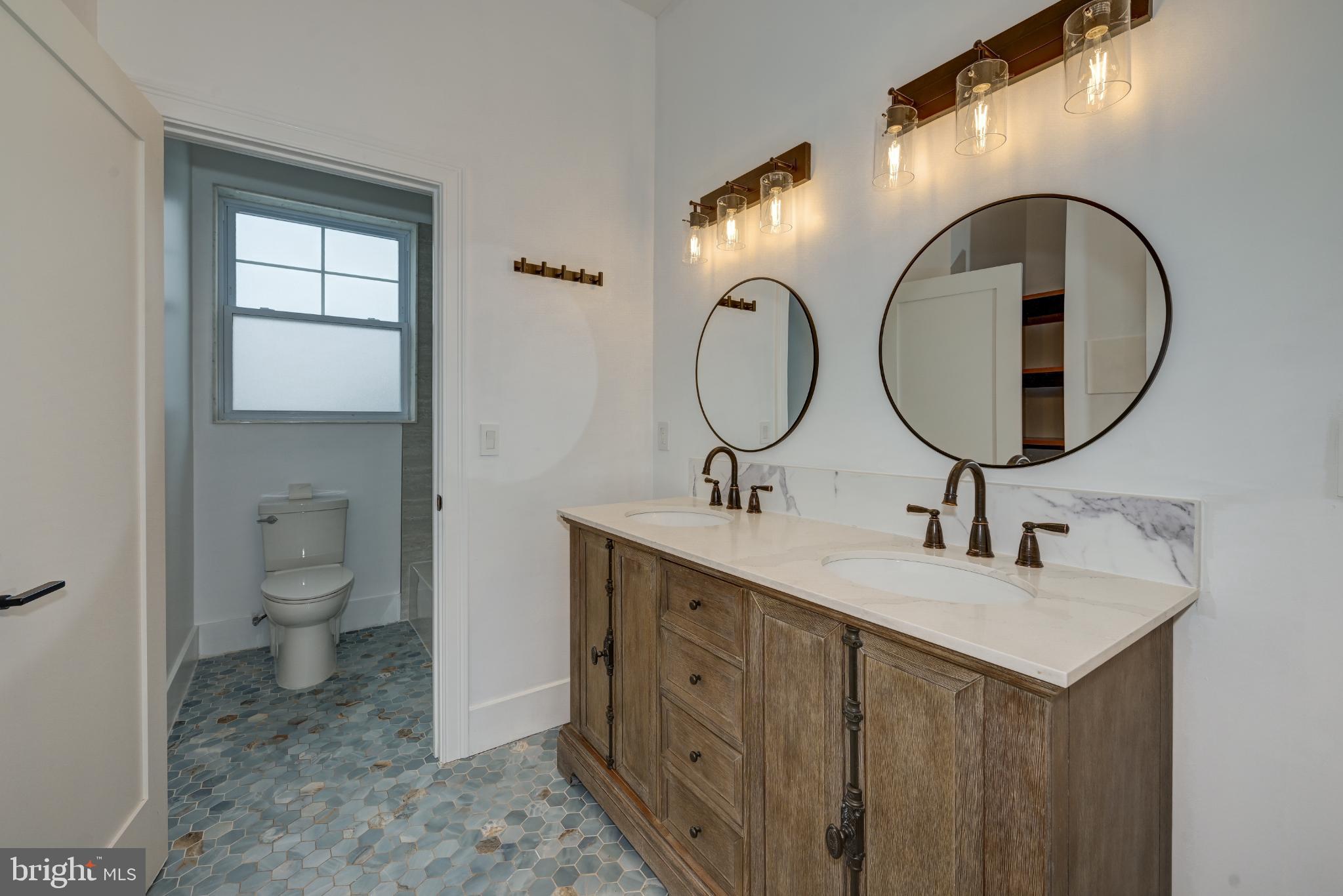 144 Hurffville Grenloch Road Sewell, NJ 08080 - Photo 36 of 59 Elegant bathroom with dual vanities.