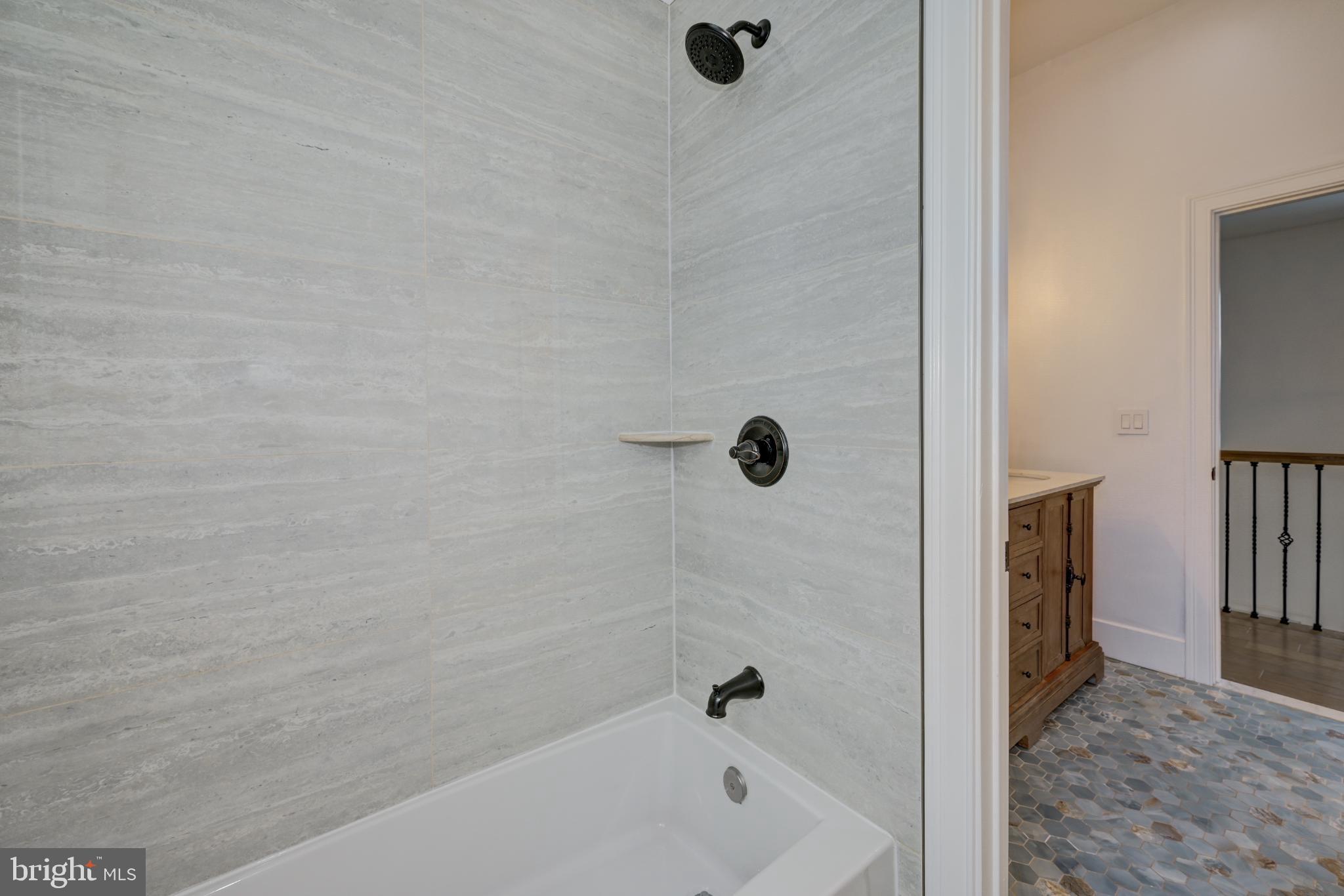 144 Hurffville Grenloch Road Sewell, NJ 08080 - Photo 37 of 59 Sleek modern bathroom with elegant fixtures.