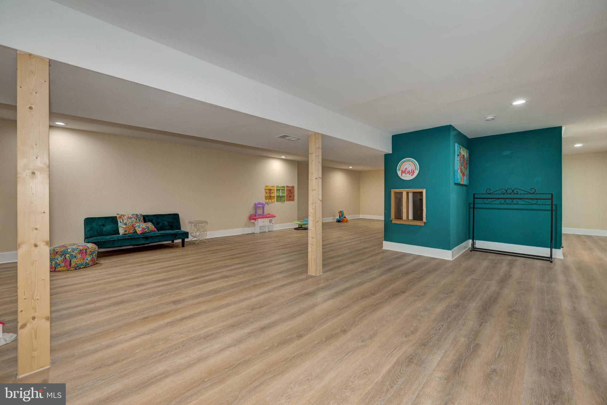 144 Hurffville Grenloch Road Sewell, NJ 08080 - Photo 49 of 59 Spacious, versatile basement with vibrant accents.