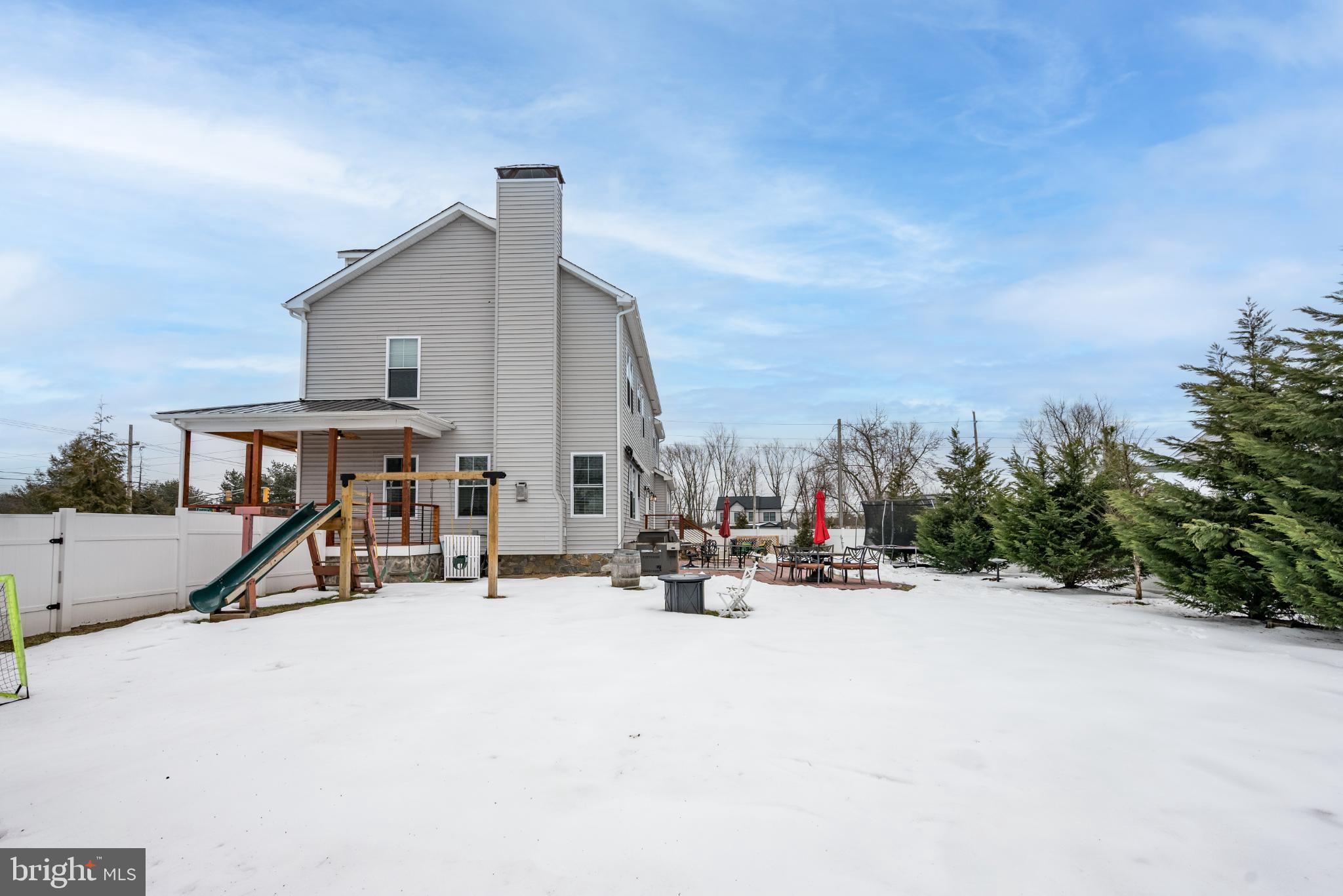 144 Hurffville Grenloch Road Sewell, NJ 08080 - Photo 54 of 59 Charming home with winter wonderland backdrop.