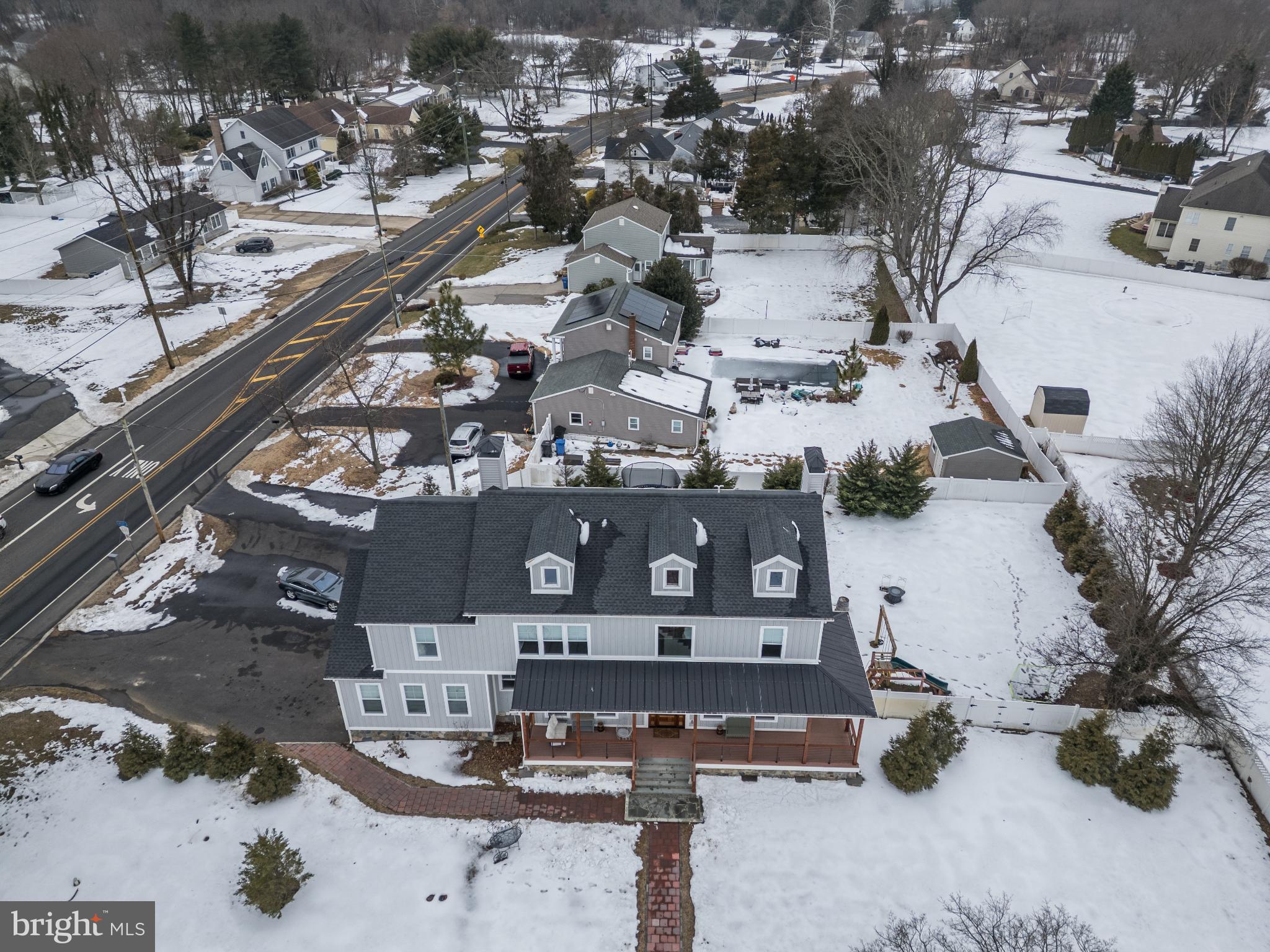 144 Hurffville Grenloch Road Sewell, NJ 08080 - Photo 58 of 59 Charming home nestled in a snowy landscape.