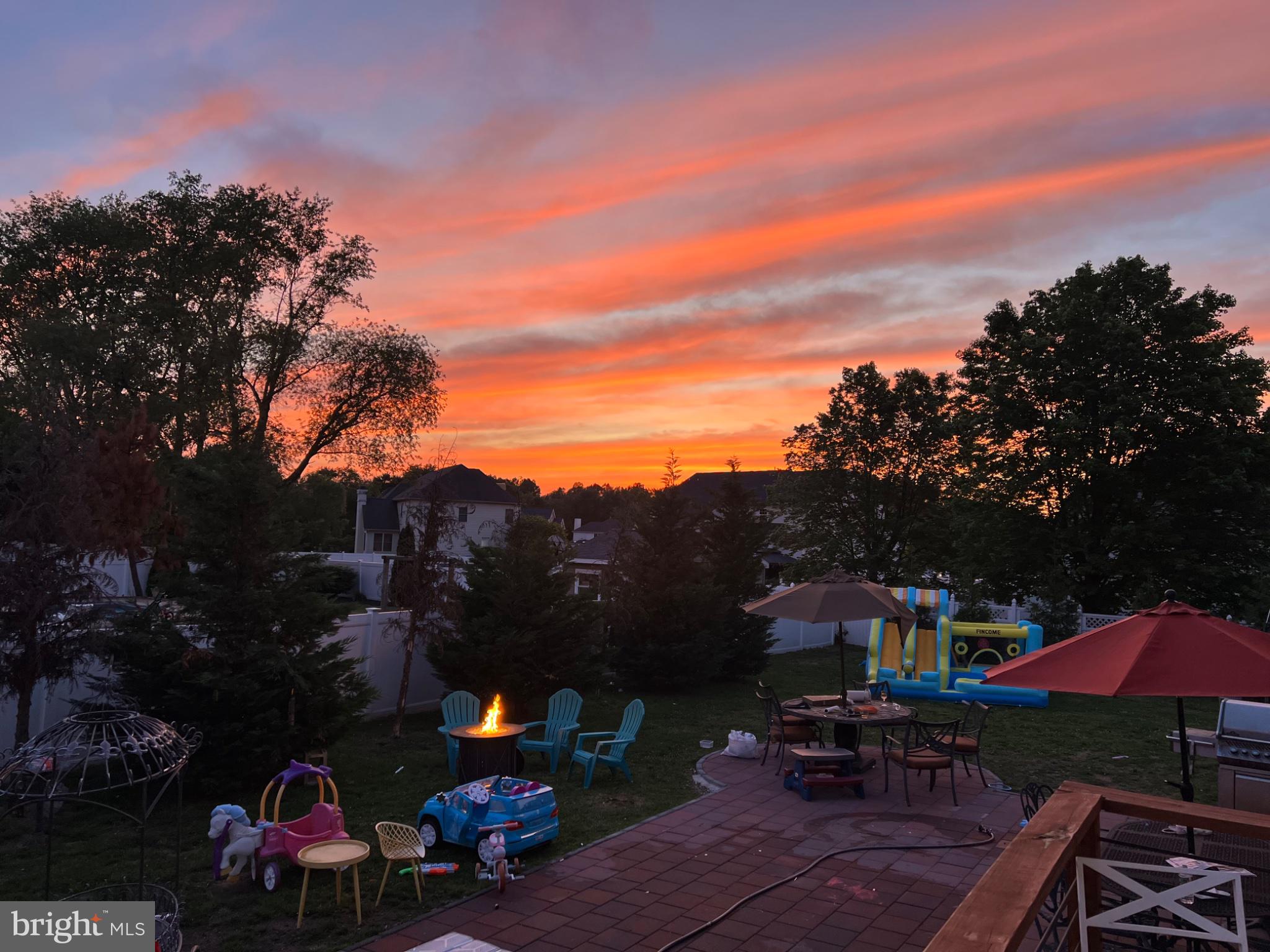 144 Hurffville Grenloch Road Sewell, NJ 08080 - Photo 59 of 59 Sunset Serenity in the Backyard
