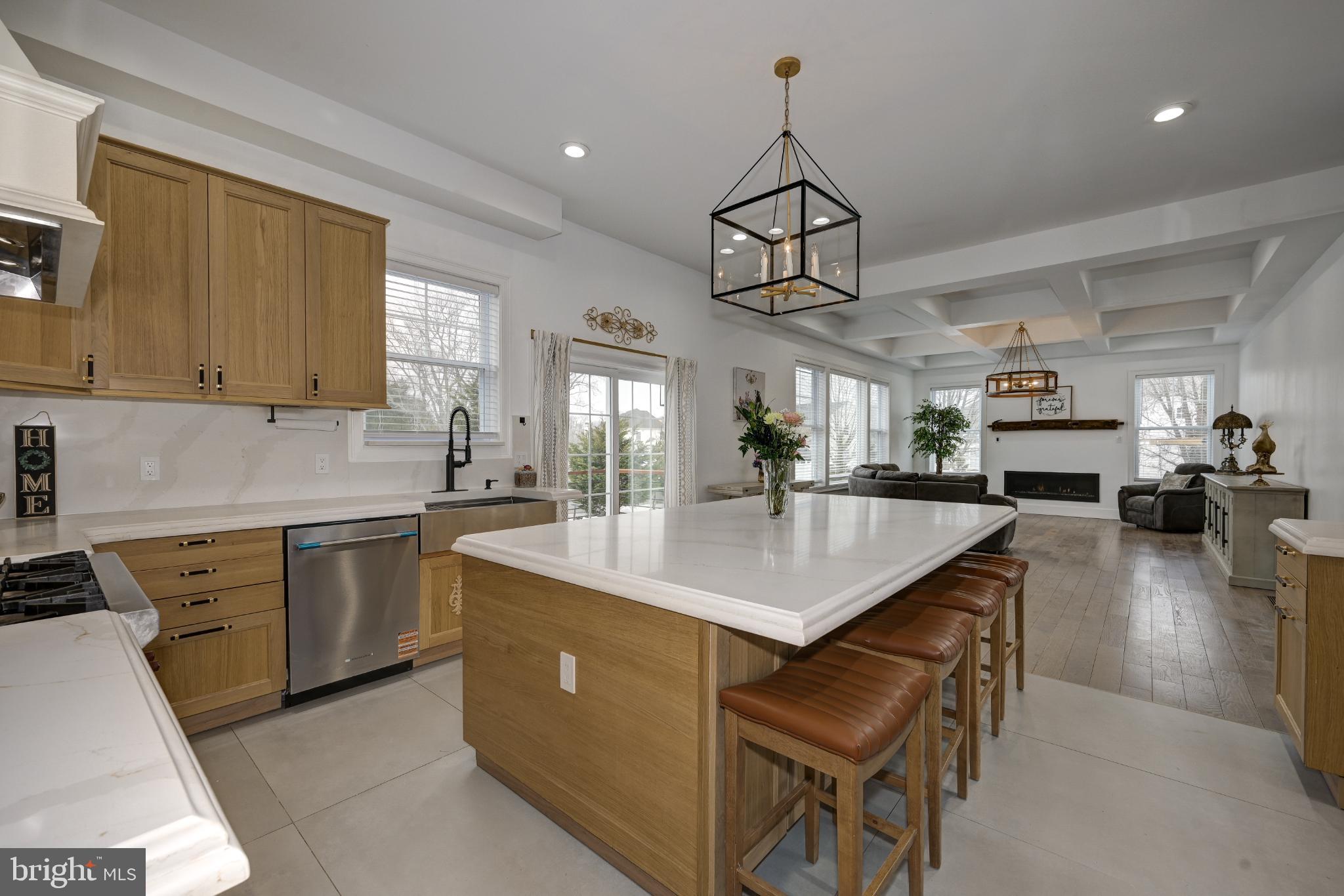 144 Hurffville Grenloch Road Sewell, NJ 08080 - Photo 9 of 59 Modern kitchen with elegant design elements.