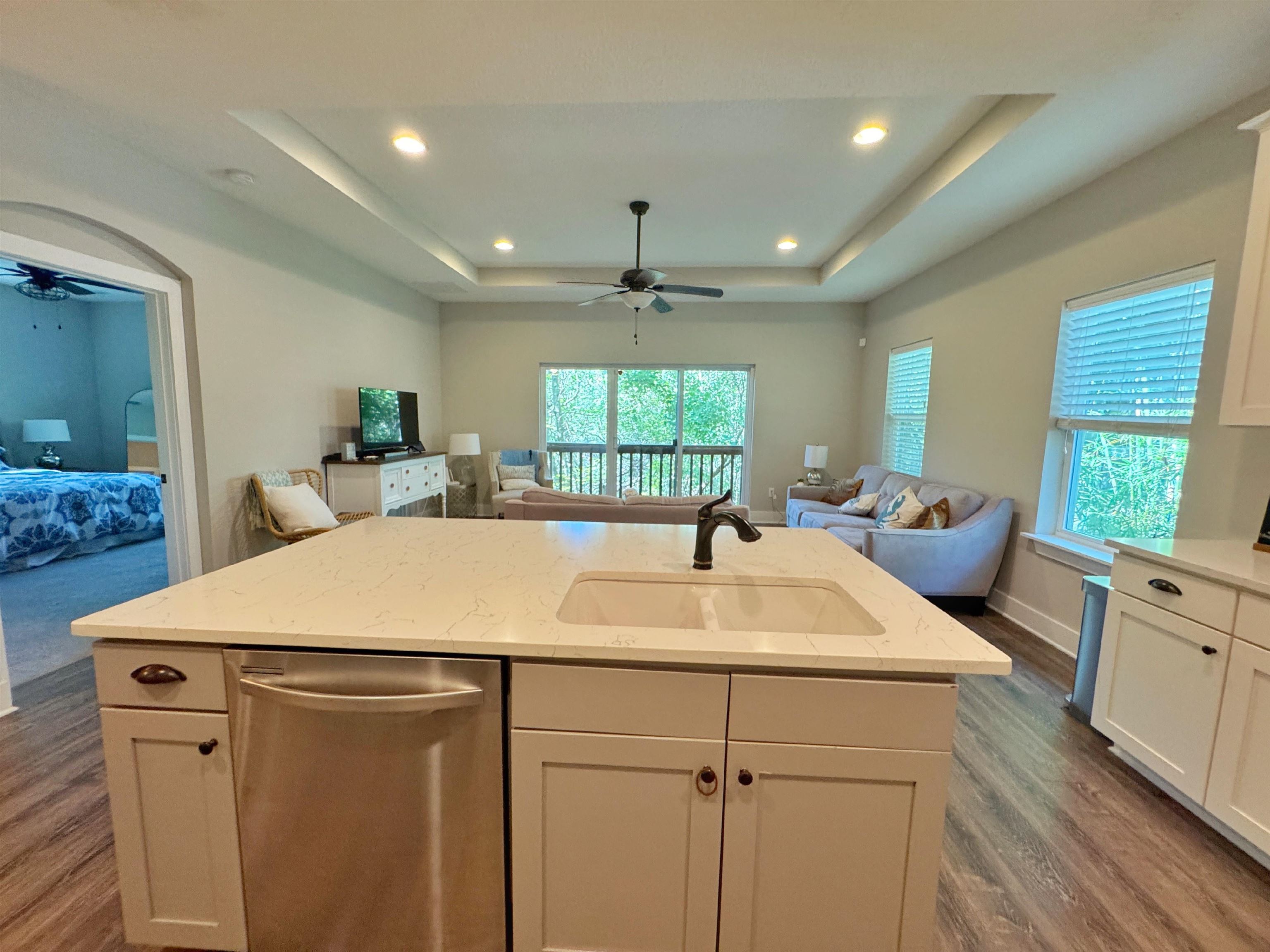 2523 Oleander Street St. Augustine, FL 32080 - Photo 21 of 54 a room with a sink a bed and furniture