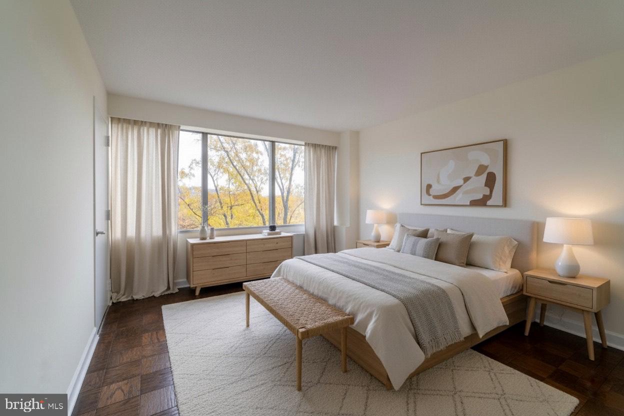 1301 Delaware Avenue Southwest, Unit N616 Washington, DC 20024 - Photo 11 of 28 Bedroom (virtually staged)