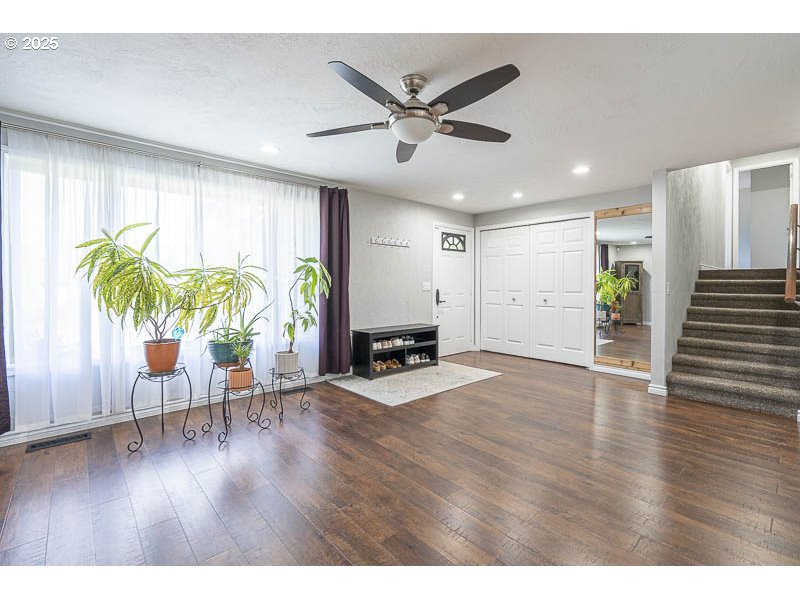 1216 Northeast Montgomery Place Albany, OR 97321 - Photo 6 of 47 a view of a livingroom with furniture and hardwood floor