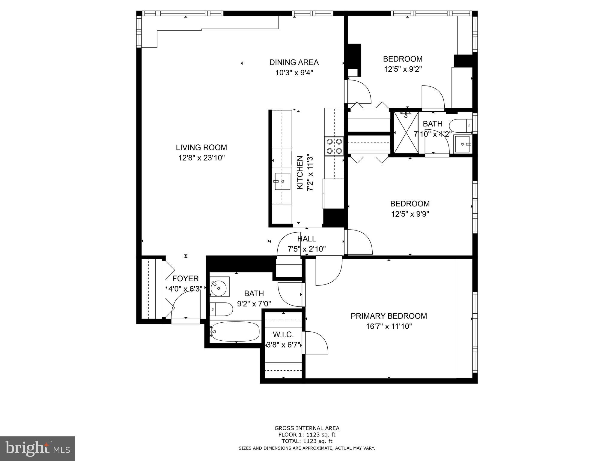 4600 Connecticut Avenue Northwest, Unit 710 Washington, DC 20008 - Photo 37 of 37 Floor Plan