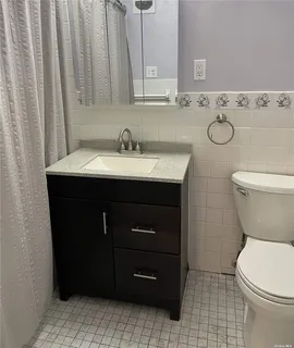 a bathroom with a sink and a toilet