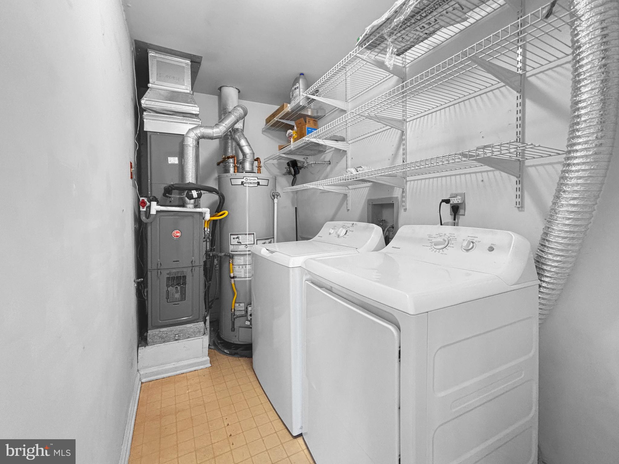 3102 Limestone Way Mount Laurel, NJ 08054 - Photo 20 of 23 HVAC and Laundry room with storage