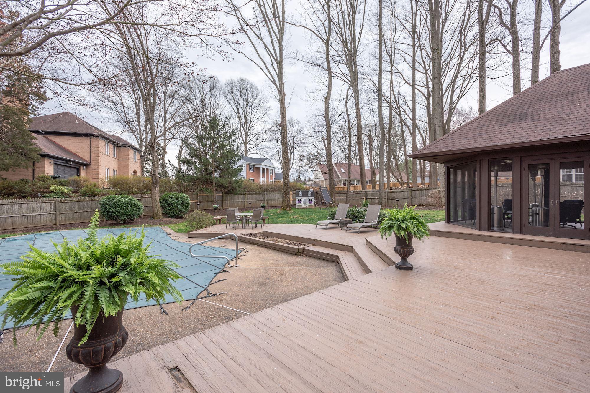 923 Ridge Drive McLean, VA 22101 - Photo 65 of 78 Decking and heated pool