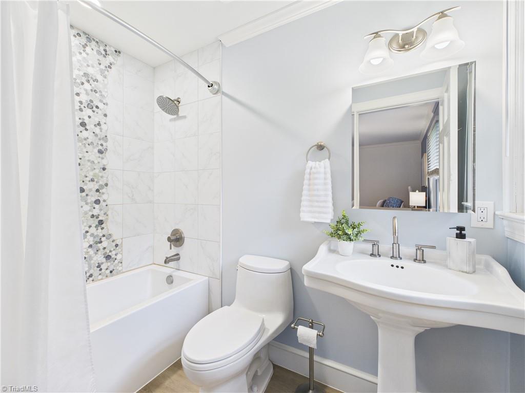 4208 Aberdare Drive High Point, NC 27265 - Photo 30 of 33 Nice primary bathroom to relax.