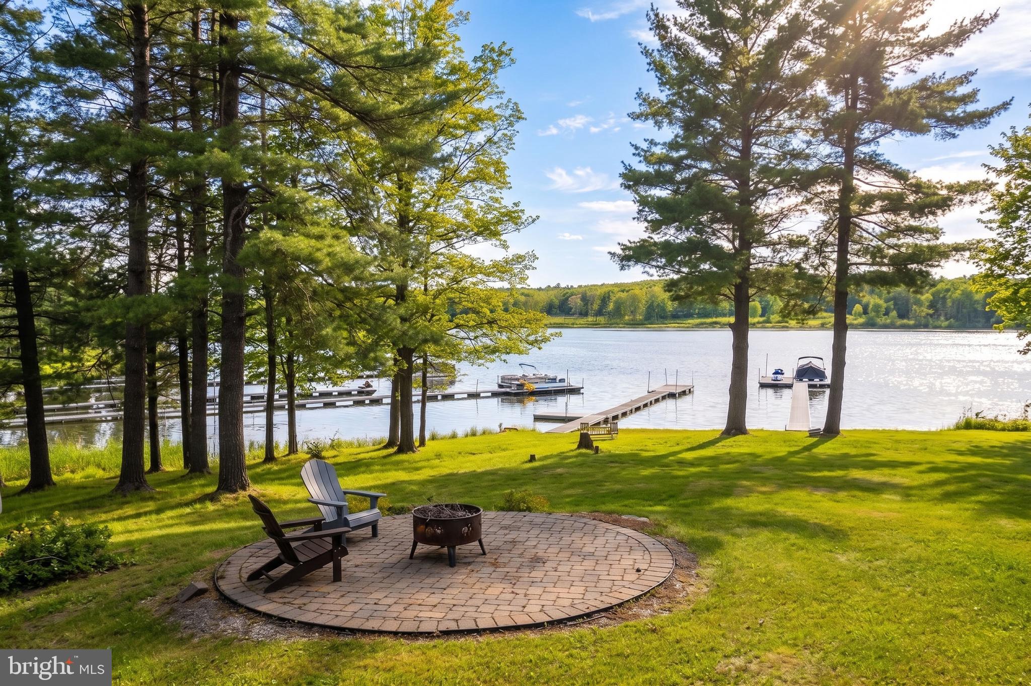 96 Whispering Way Swanton, MD 21561 - Photo 2 of 52 Lakeside fire pit area