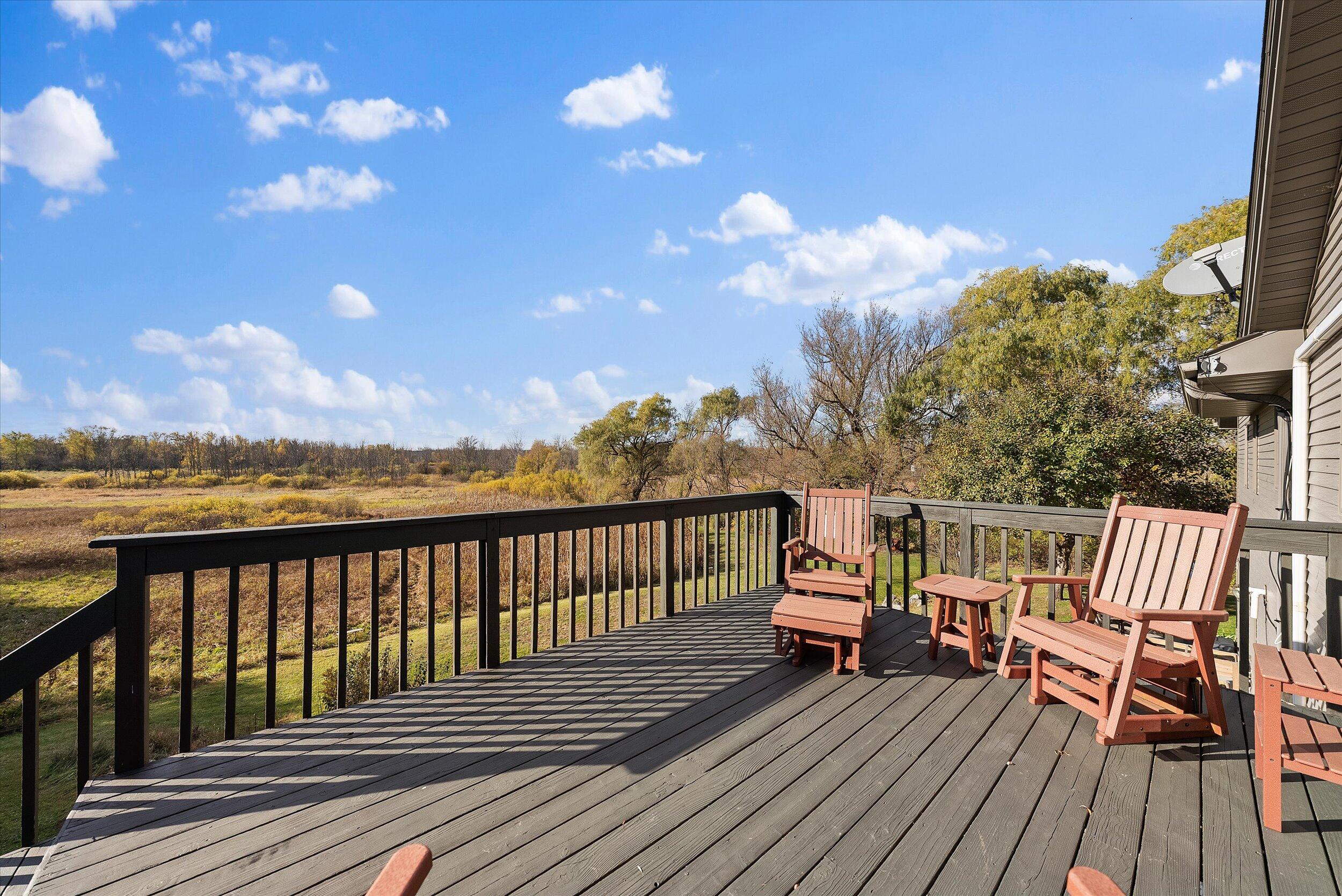 9083 Fillmore Road Farmington, WI 53021 - Photo 42 of 61 42-Backyard Deck
