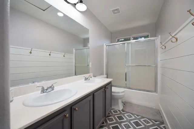 a view of a room with empty racks