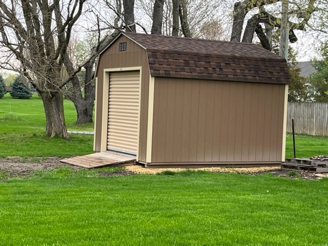 5833 South Skare Road Rochelle, IL 61068 - Photo 41 of 41 a view of outdoor space yard and deck
