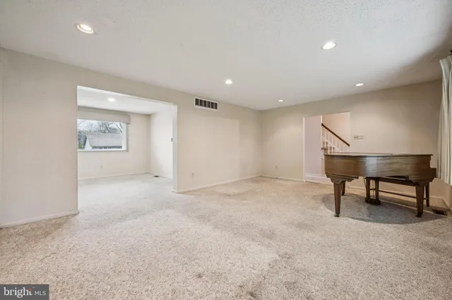 a view of an empty room