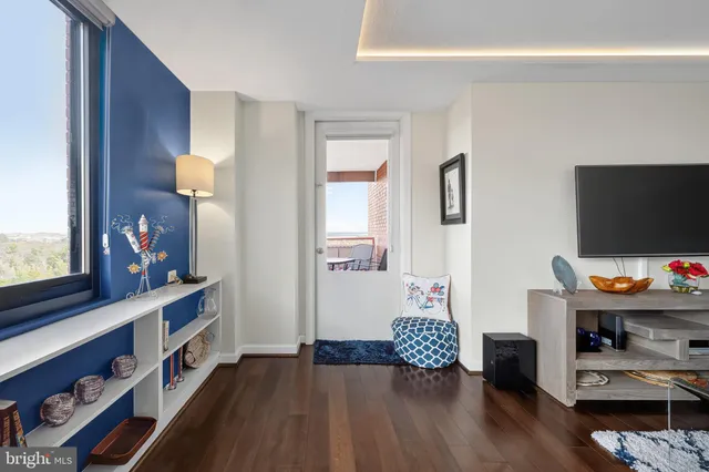 a view of a bedroom from a hallway