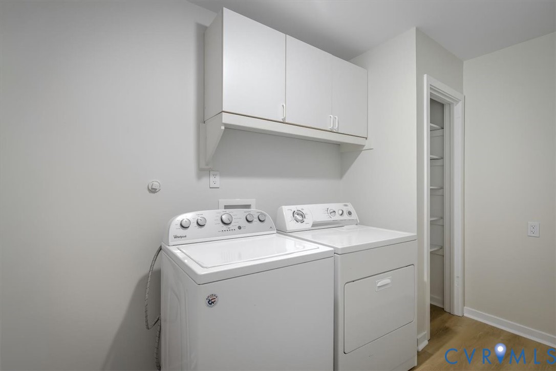 4200 Northwich Road Midlothian, VA 23112 - Photo 18 of 50 Washroom featuring light wood-style flooring, cabi