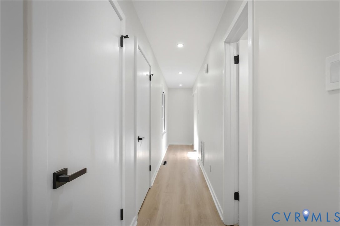 4200 Northwich Road Midlothian, VA 23112 - Photo 19 of 50 Hall with recessed lighting and light wood-style f