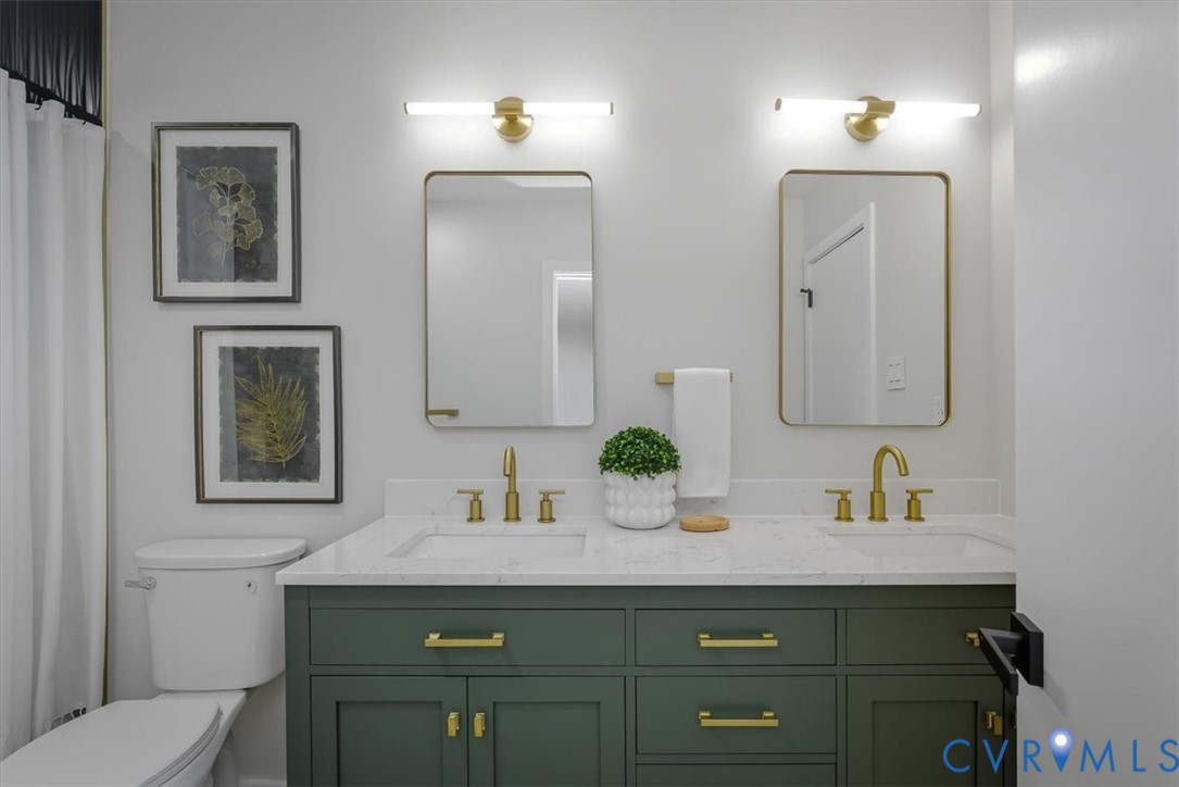 4200 Northwich Road Midlothian, VA 23112 - Photo 23 of 50 Full bath featuring double vanity and a shower wit