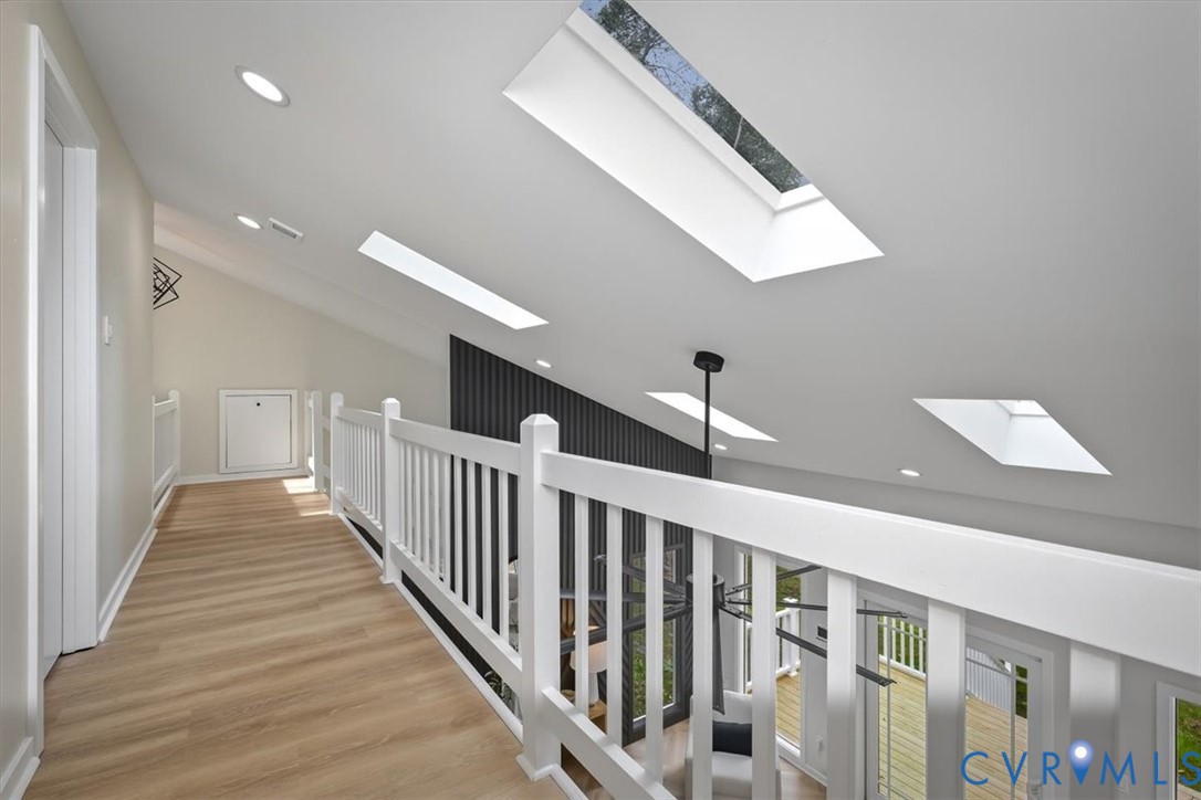 4200 Northwich Road Midlothian, VA 23112 - Photo 29 of 50 Hall with recessed lighting, light wood-style floo