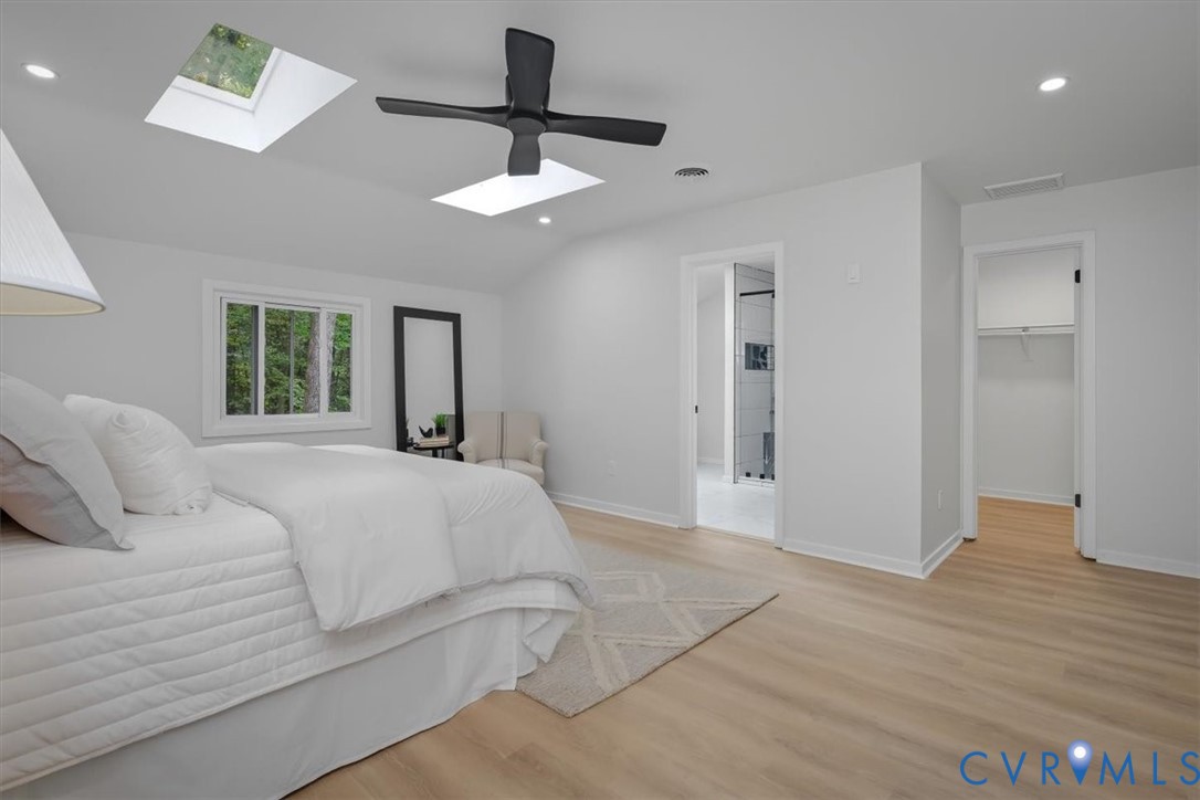 4200 Northwich Road Midlothian, VA 23112 - Photo 32 of 50 Bedroom with light wood-style floors, recessed lig