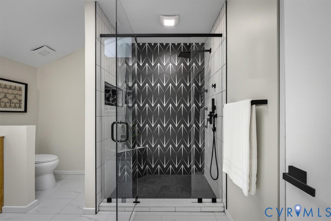 4200 Northwich Road Midlothian, VA 23112 - Photo 34 of 50 Full bath with a shower stall, light marble finish