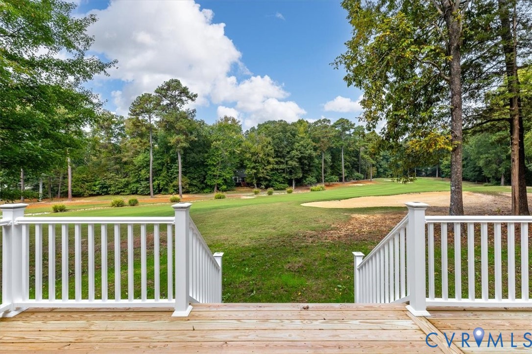 4200 Northwich Road Midlothian, VA 23112 - Photo 39 of 50 Wooden terrace featuring a lawn and view of wooded