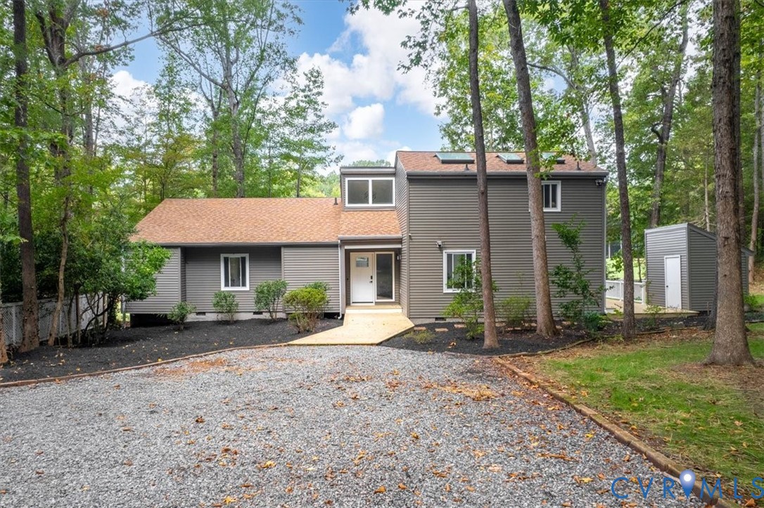 4200 Northwich Road Midlothian, VA 23112 - Photo 50 of 50 Mid-century home featuring a storage shed, roof mo