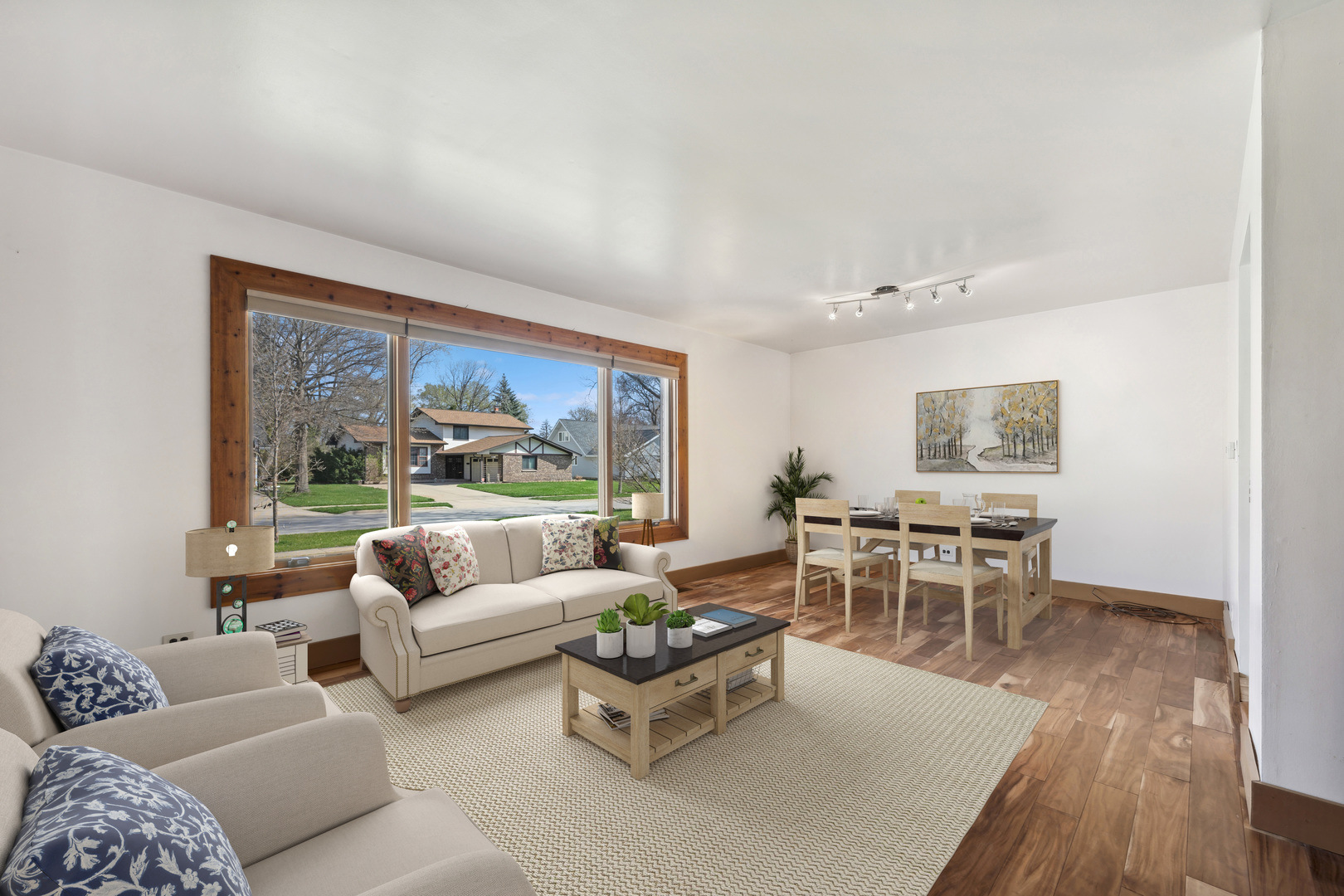 4507 Gettysburg Drive Rolling Meadows, IL 60008 - Photo 3 of 25 a living room with furniture and a large window