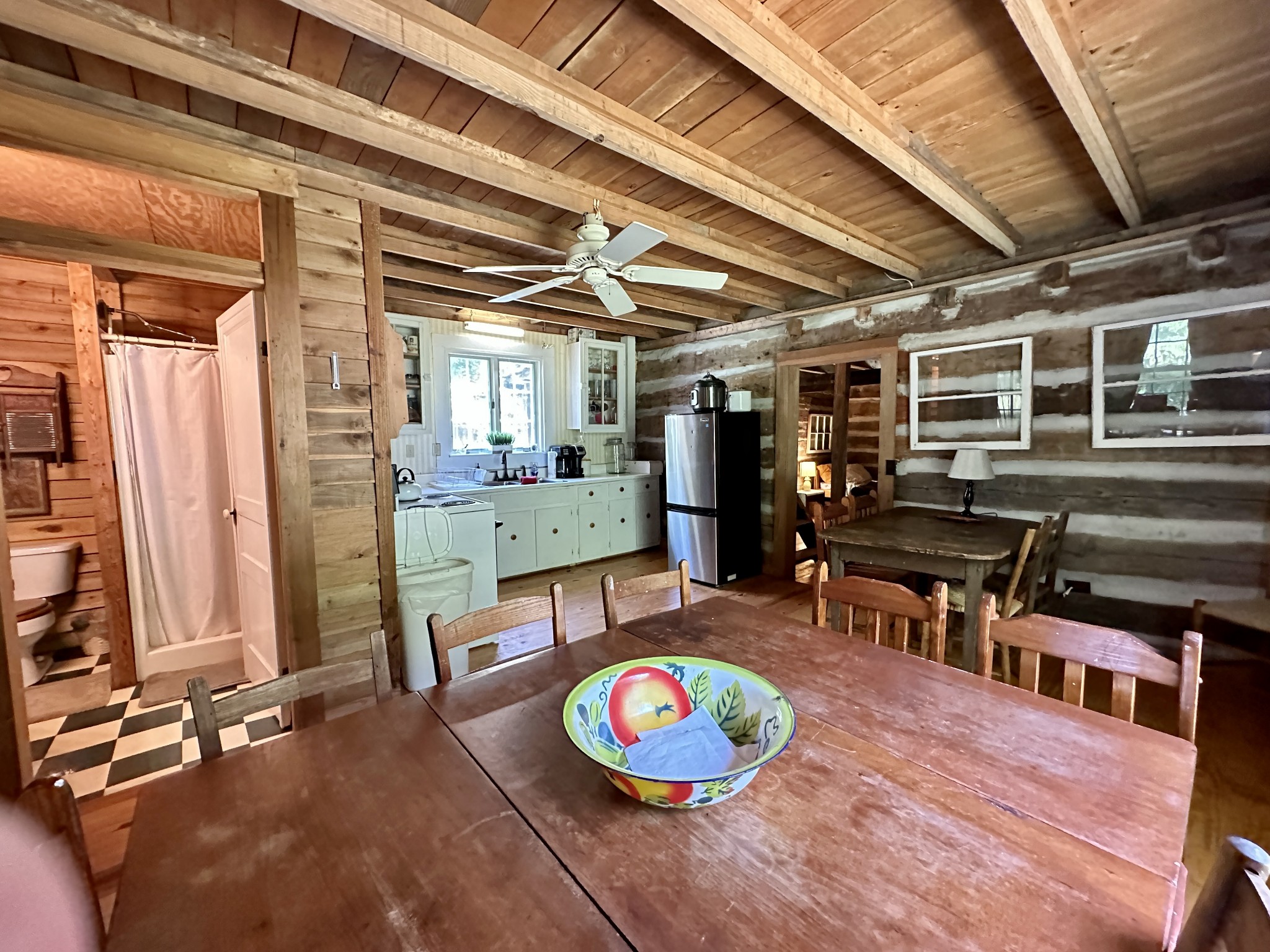 3437 Wolf Creek Road Silver Point, TN 38582 - Photo 60 of 70 a living room with furniture and a wooden floor