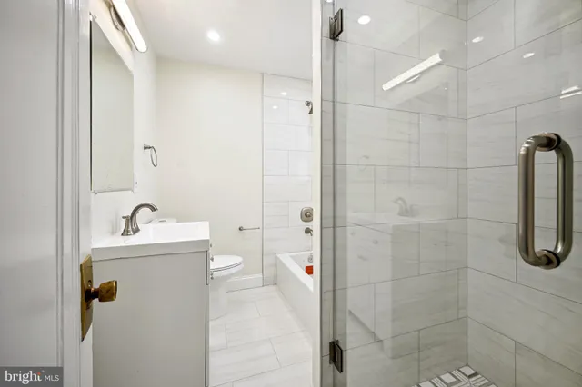 an empty room with closet