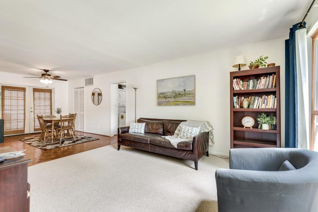 510 Coventry Road, Unit 19B Decatur, GA 30030 - Photo 6 of 31 a living room with furniture and a book shelf