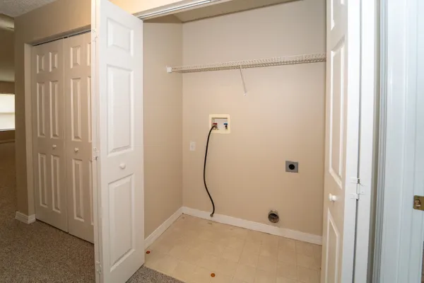 a view of empty room
