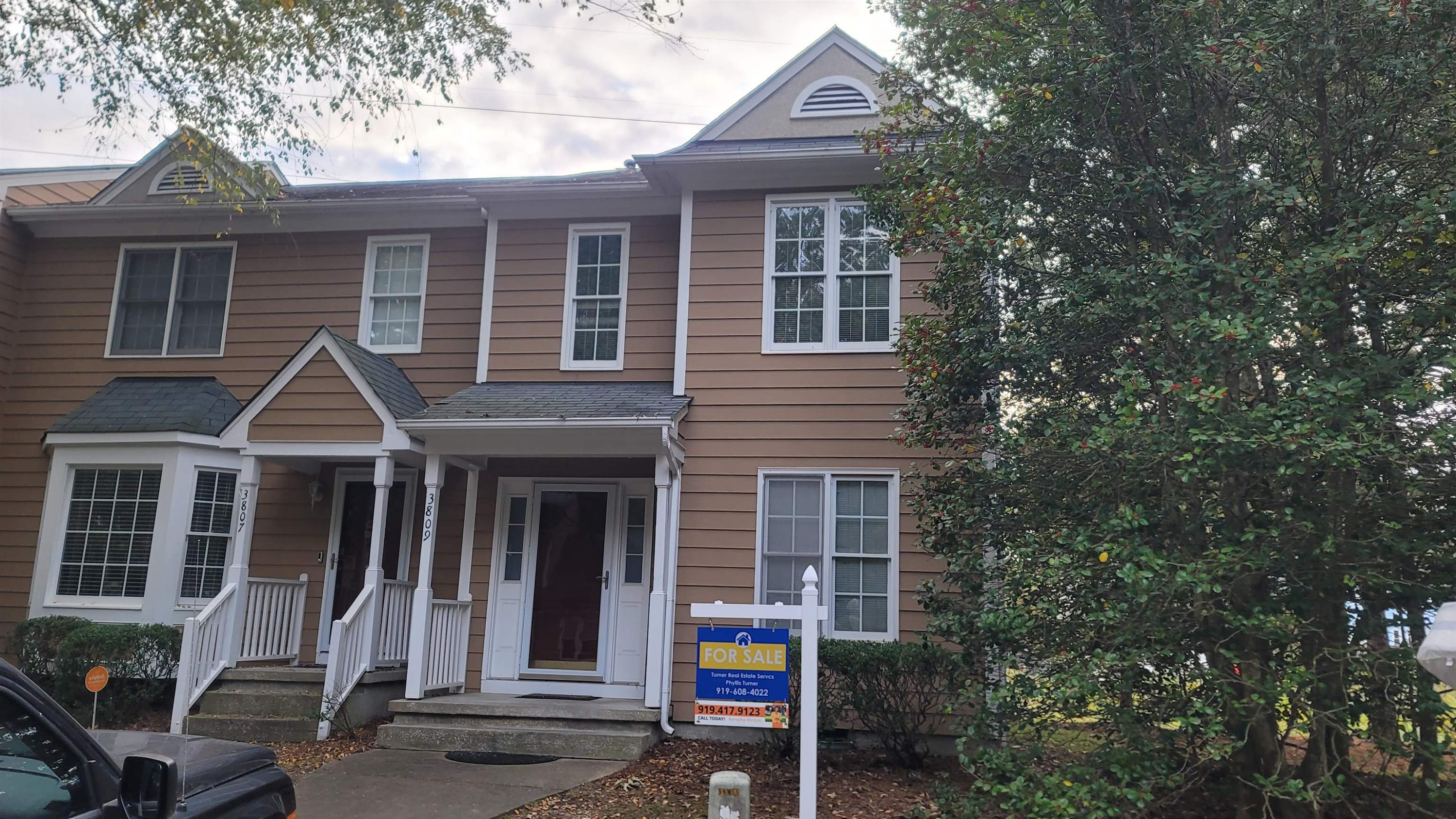 3809 Axle Lane Raleigh, NC 27616 - Photo 2 of 30 a front view of a house with glass windows