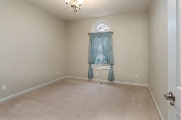 a view of a chairs with table in it