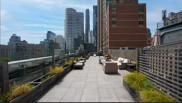 a view of outdoor space with seating area