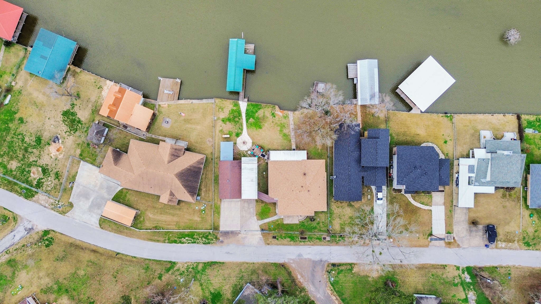 292 Kickapoo Drive Livingston, TX 77351 - Photo 41 of 50 Overhead aerial view of the home