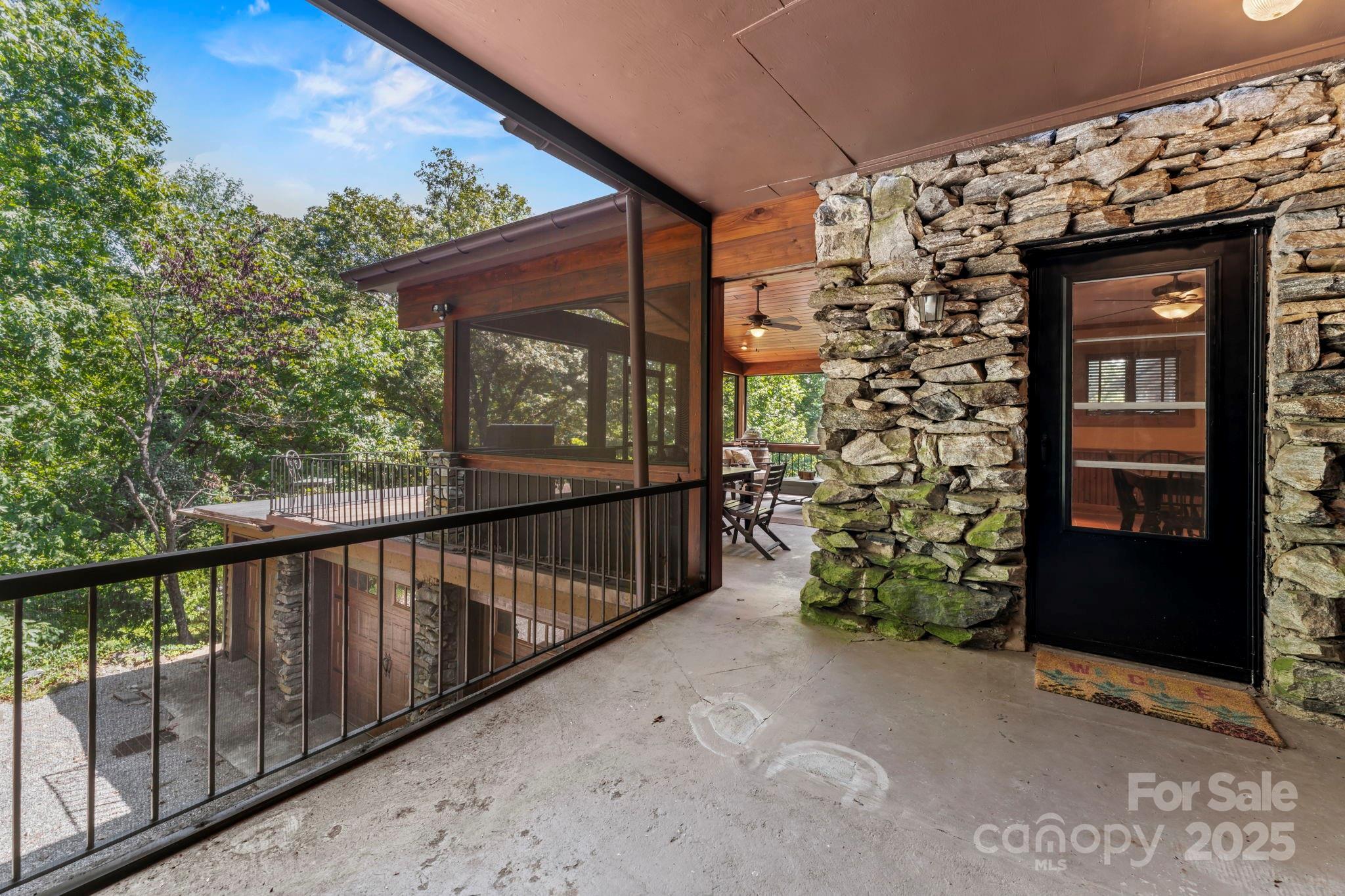 222 Stone Hedge Lane Tryon, NC 28782 - Photo 31 of 48 a view of a porch