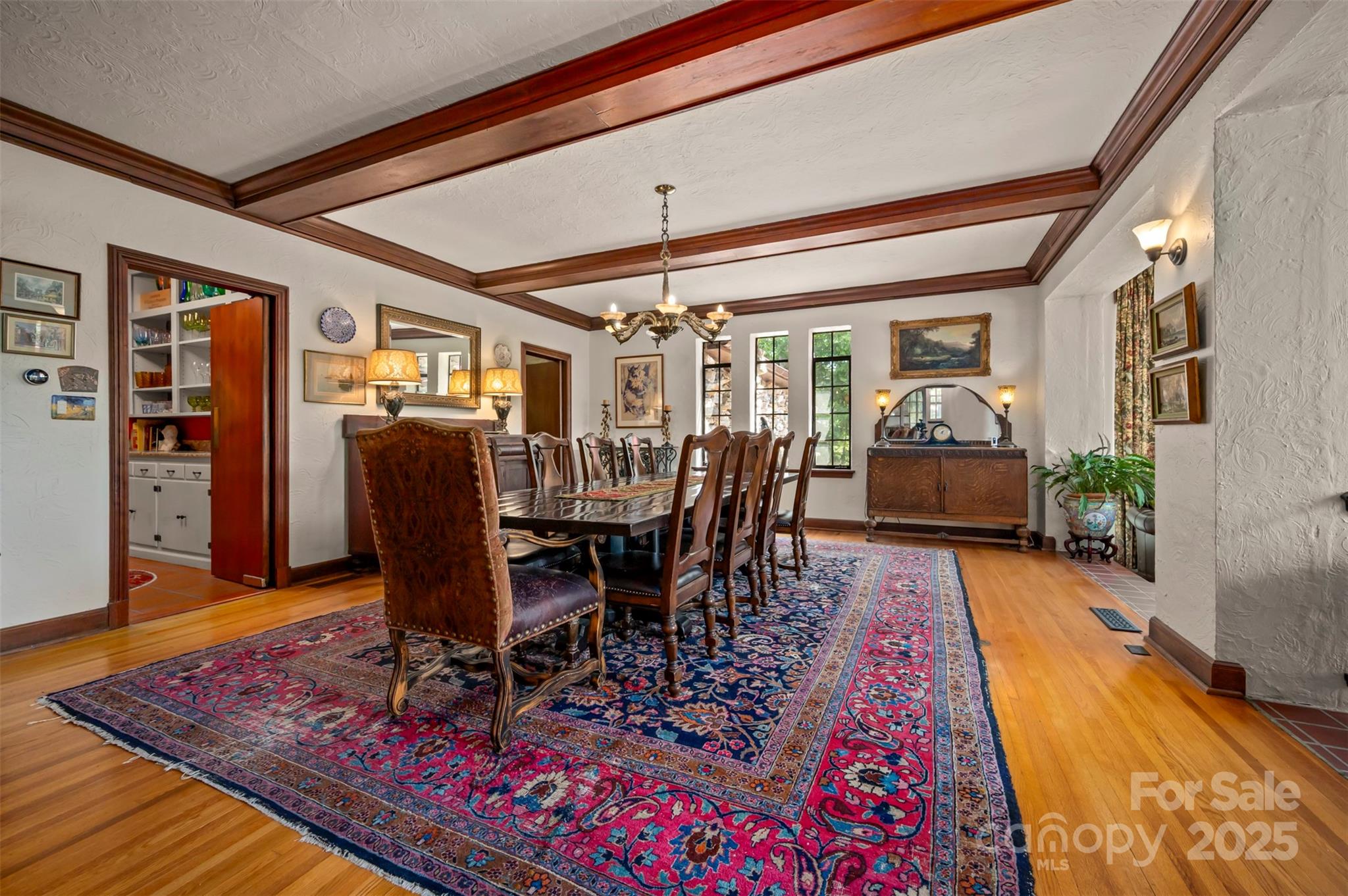 222 Stone Hedge Lane Tryon, NC 28782 - Photo 7 of 48 a view of a dining room with furniture