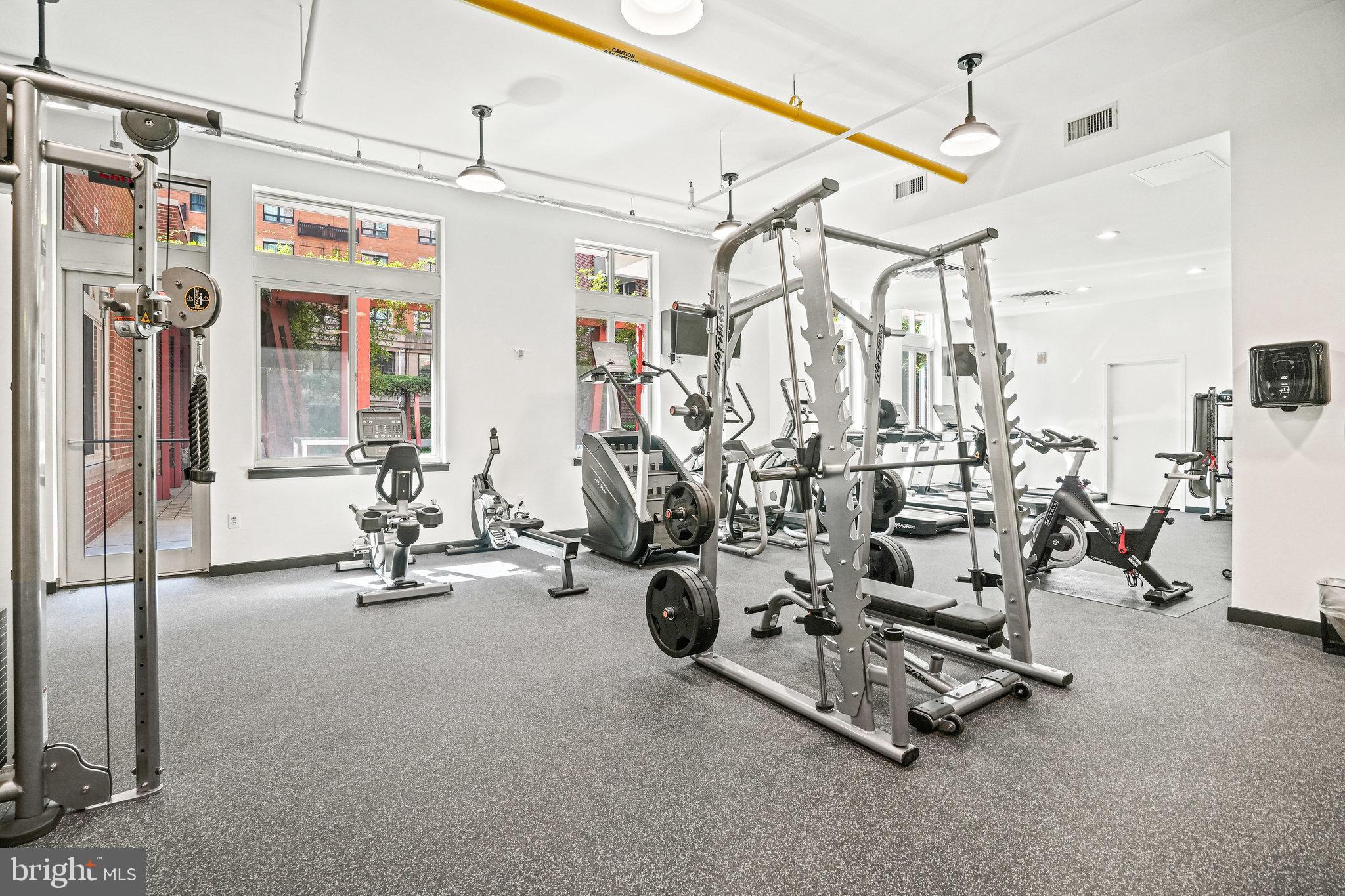 1000 New Jersey Avenue Southeast, Unit 1020 Washington, DC 20003 - Photo 48 of 60 a view of a room with gym equipment