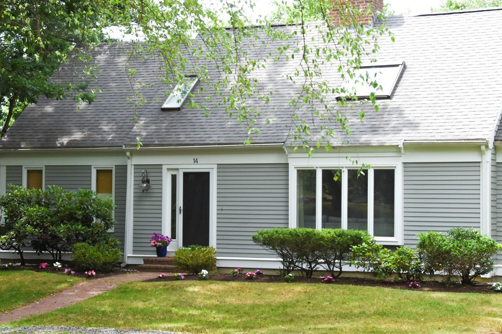 14 Forge Way Duxbury, MA 02332 - Photo 24 of 26 a front view of a house with garden