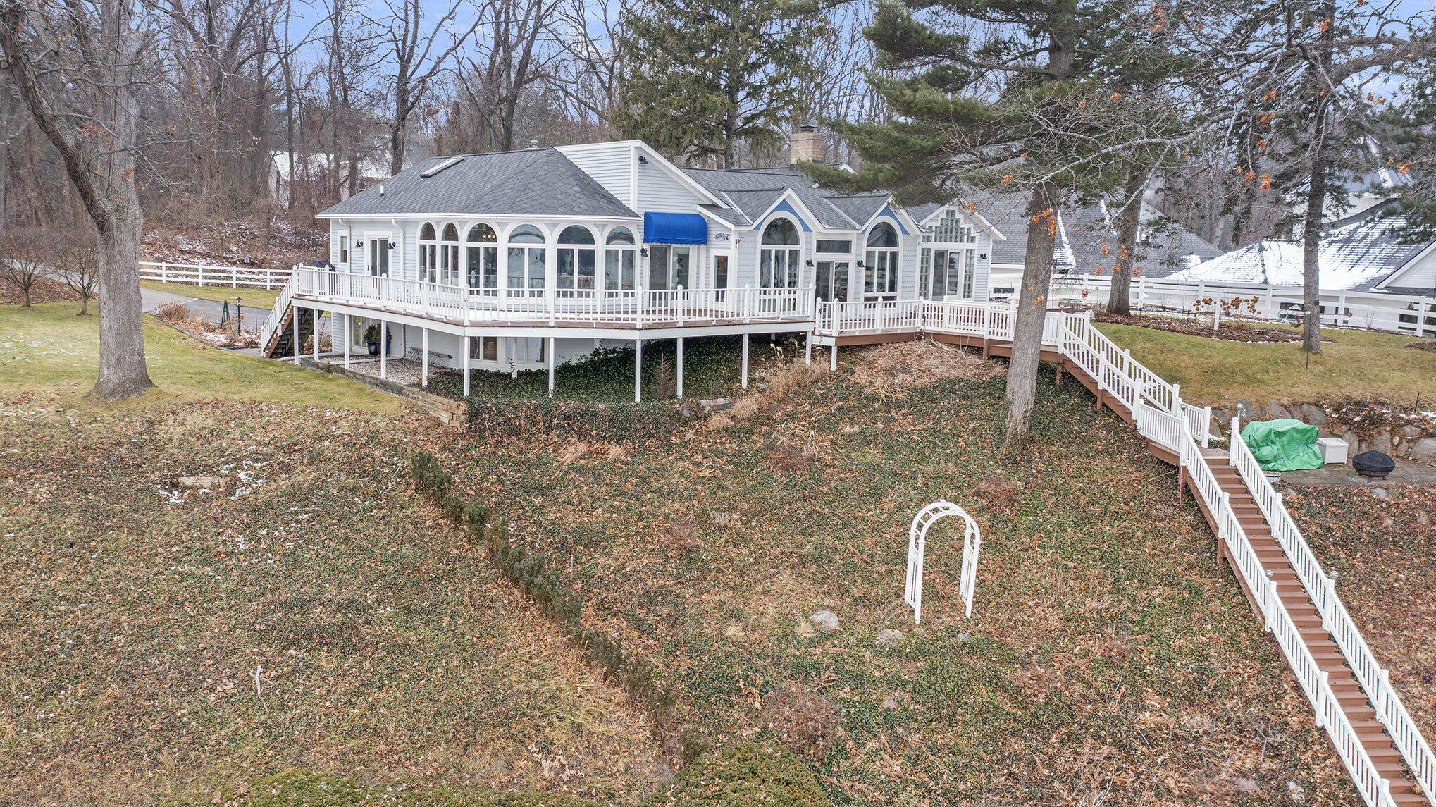 17784 West Spring Lake Road Spring Lake, MI 49456 - Photo 49 of 64 Wrap around deck